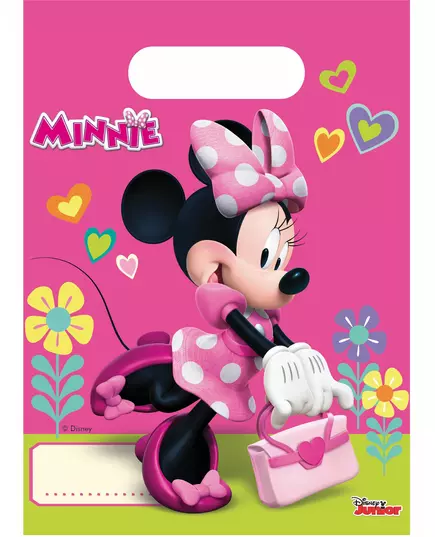 6 dárkových taštiček Minnie Happy