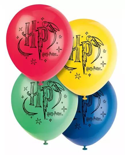 8 latexových balónků Harry Potter 30 cm