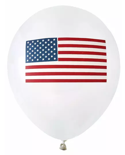 8 latexových balónků USA 23 cm