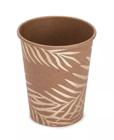 8 kraftových kelímků Golden Palm 200 ml