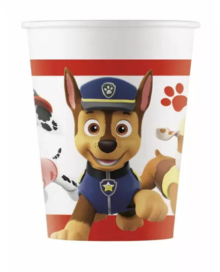 8 papírových kelímků Paw Patrol Ready for Action 200 ml