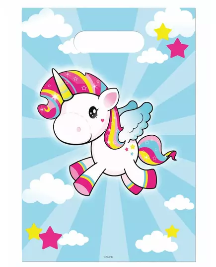 8 party taštiček Unicorn