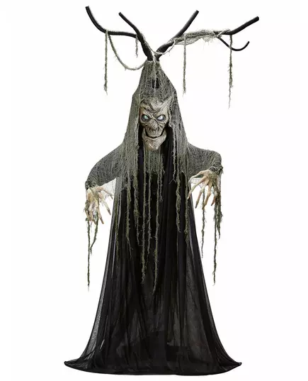 Strašidelný strom Halloween se světly a zvuky 2m