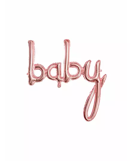 Fóliový balónek miminko rose gold 73,5 x 75,5 cm