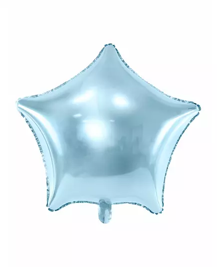 Fóliový balónek tyrkysová hvězda 45 cm