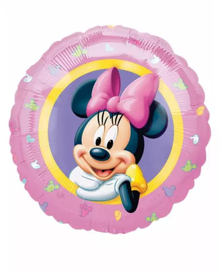 Pastelový fóliový balónek Minnie 43 cm