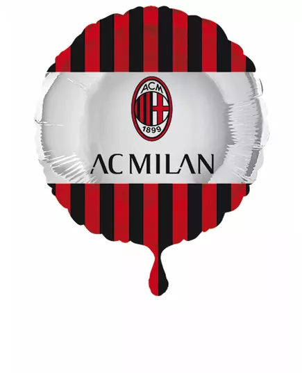 Kulatý hliníkový balónek AC Milan 43 cm