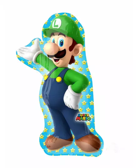 Fóliový balónek Luigi Super Mario Bros 50 × 96 cm