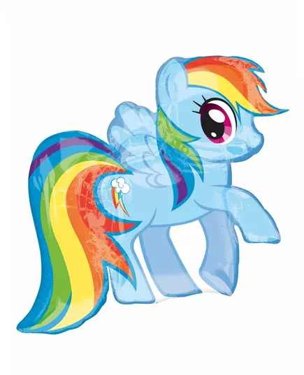 Fóliový balónek My Little Pony Rainbow Dash 71 × 68 cm