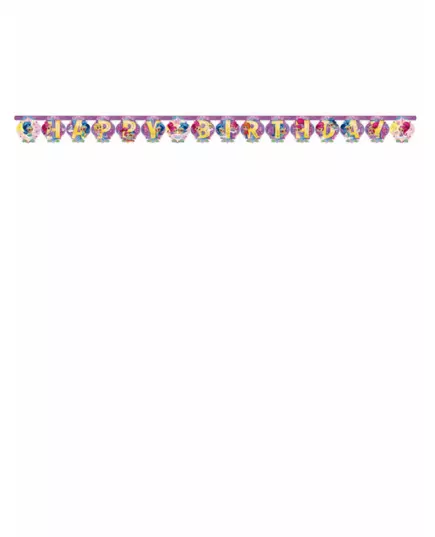 Girlanda Happy Birthday Shimmer and Shine 200X15cm