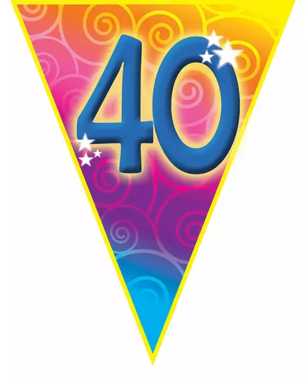 Girlanda „40 let“ 5 m