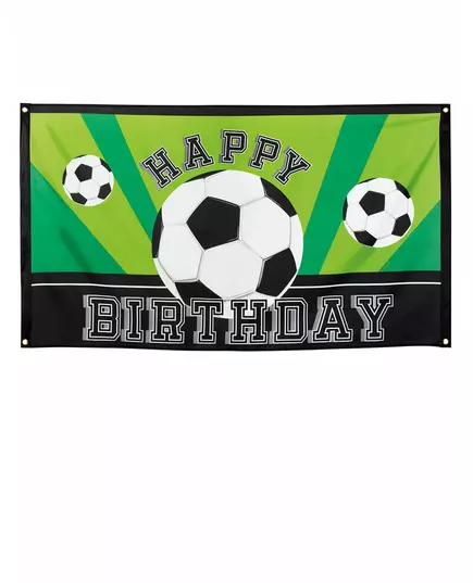 Banner Happy Birthday Football Party 90 x 150 cm
