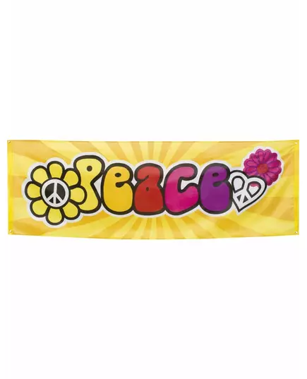 Látkový banner Hippie Flower Power