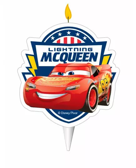 Narozeninová svíčka Cars 2D 7,5 cm
