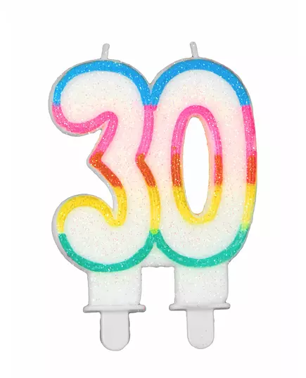 Narozeninová svíčka číslo 30