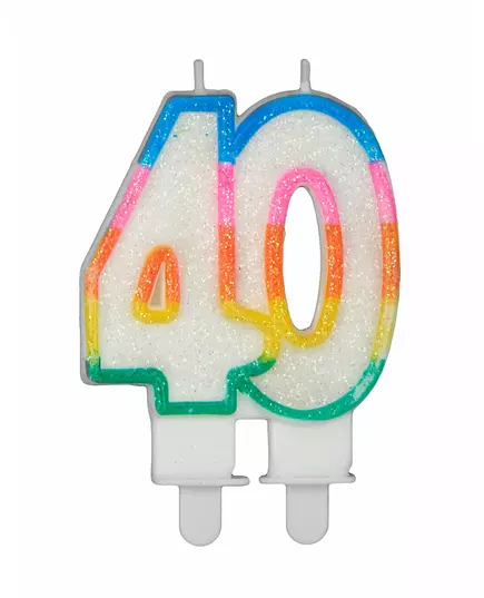 Narozeninová svíčka číslo 40
