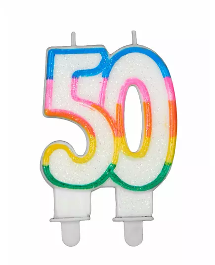 Narozeninová svíčka číslo 50