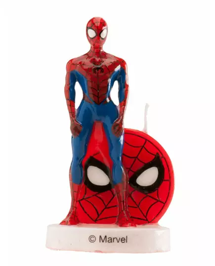 3D narozeninová svíčka Spiderman 6 cm