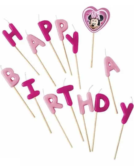 Narozeninové svíčky Minnie Happy Birthday