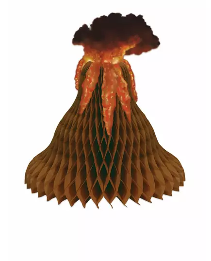 Voštinový středový dekor sopka 38cm