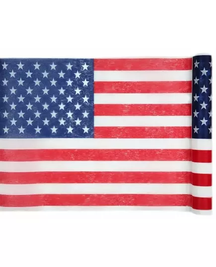 Netkaný běhoun na stůl USA 30 cm x 5 m