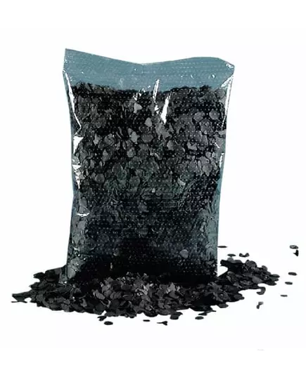 Tmavě šedý sáček konfet 200 g