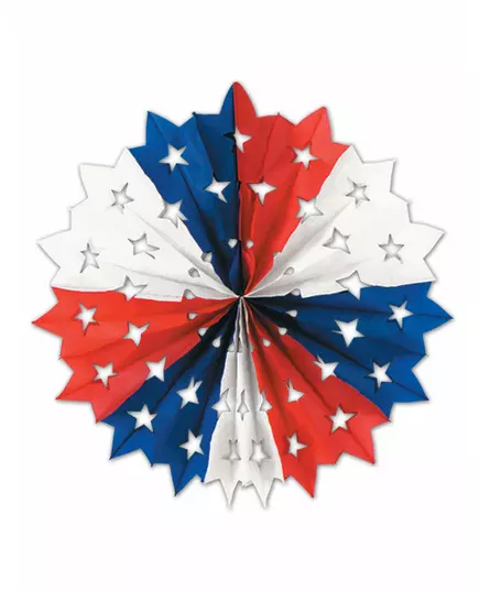 Papírová dekorace USA hvězda 28 cm