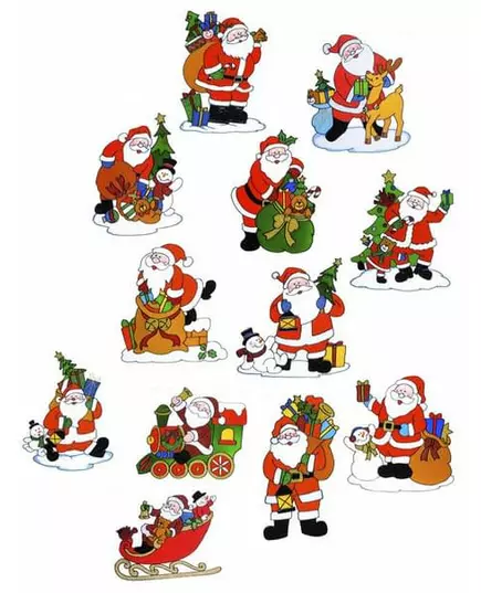 Okenní dekorace Santa Claus