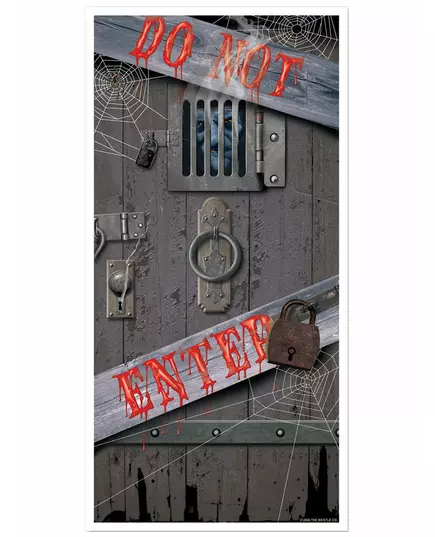 Dekorace na dveře „Do Not Enter“ 76 x 152 cm Halloween