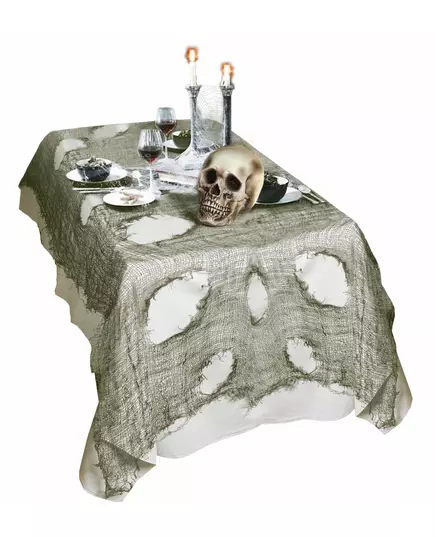 Zelené prostěradlo s dírami 60 X 300 cm Halloween