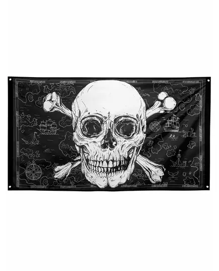 Pirátská vlajka Jolly Roger 90 x 150 cm