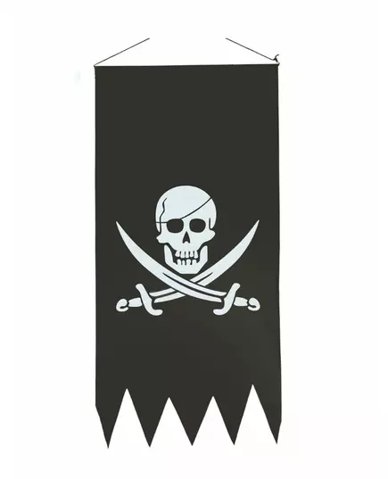 Pirátská vlajka s lebkou