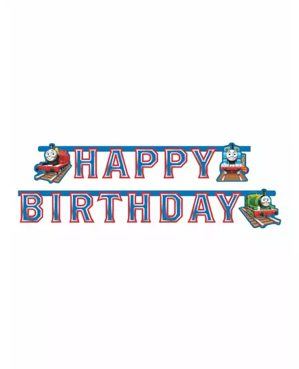 Kartonová girlanda Happy Birthday Thomas and Friends 180 × 15 cm