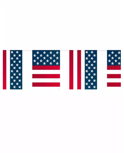 10m girlanda s praporky USA