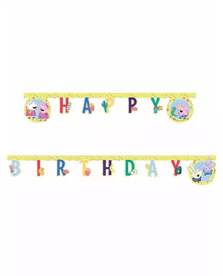 Girlanda Happy Birthday Peppa Pig 2 m