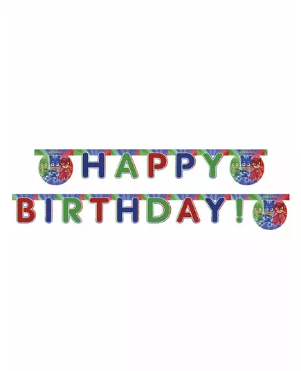 Girlanda Happy Birthday PJ Masks 200 x 16 cm