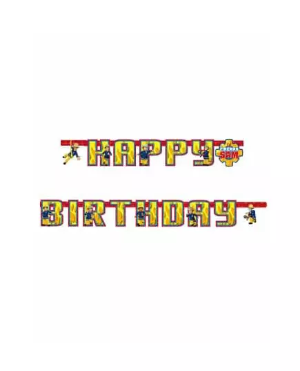 Girlanda Fireman Sam Happy Birthday 180 cm