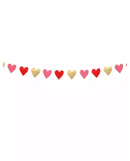 Girlanda malých srdíček Love you 2 m