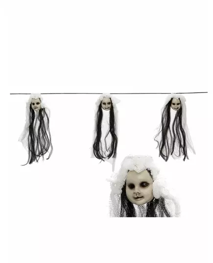 Girlanda hlavy panenek 153 cm