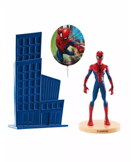 Spiderman plastový topper na dort 8,5 cm
