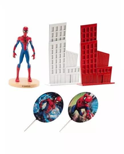 Sada na zdobení dortu Spiderman 8 cm