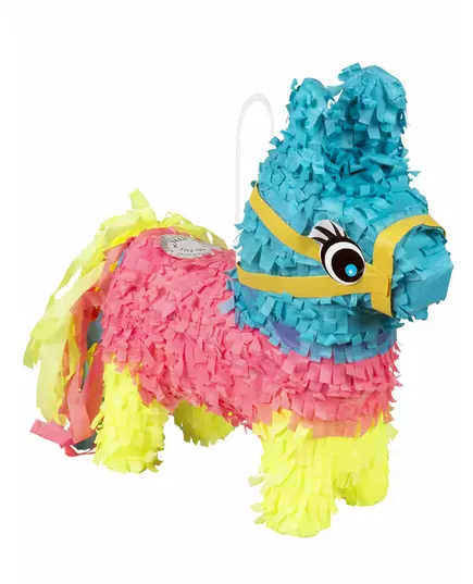 Mini piñata osel vícebarevná 20 x 18 cm