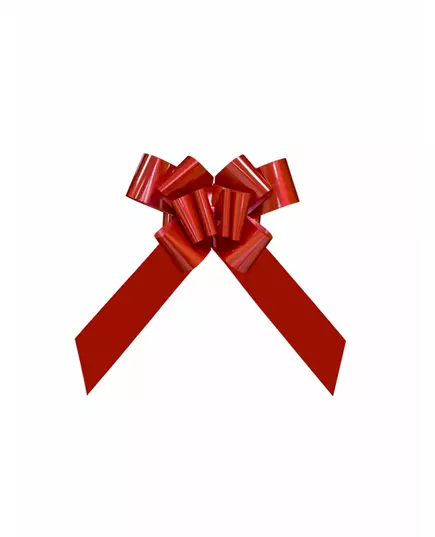 Obří červená stahovací mašle 58 cm