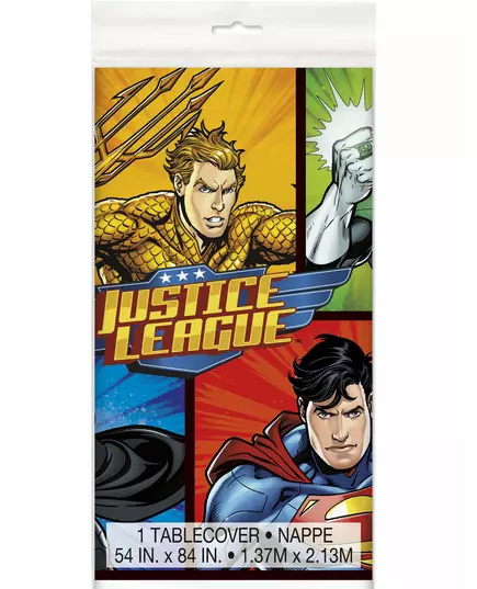 Plastový ubrus Justice League 137 x 213 cm