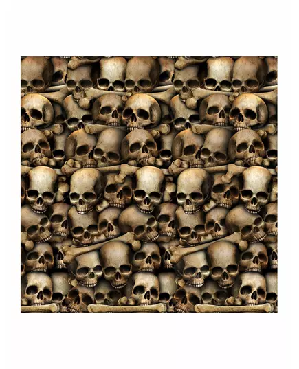 Nástěnná dekorace katakomby kostlivci 1,2 x 9 m