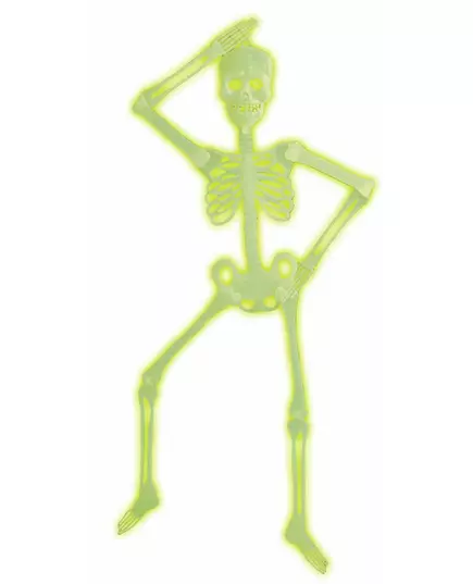 Kloubová svítící kostra 92 cm Halloween