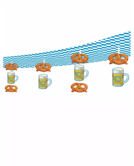 Závěsné dekorace pivo a preclík pro Oktoberfest