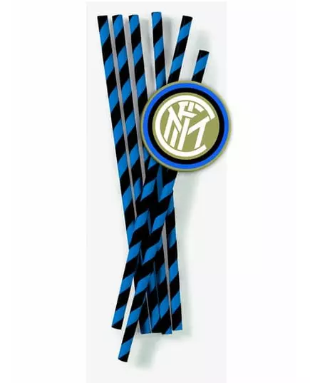 12 kartonových brček Inter 19,5 cm