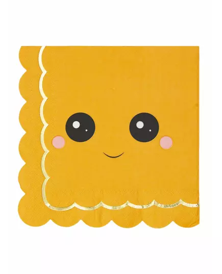 16 papírových ubrousků Sweety Pumpkin 33 x 33 cm