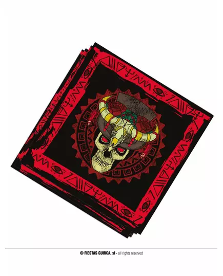 20 papírových ubrousků Voodoo 33 x 33 cm